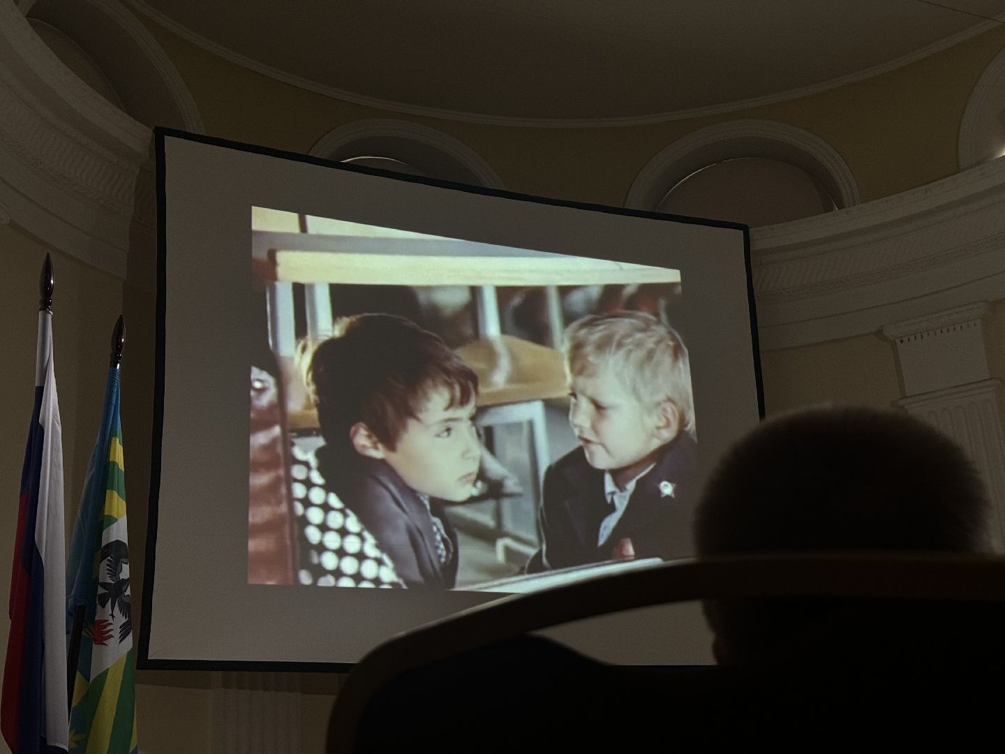 кинопоказ,  пожар во флигеле , историко - культурный центр, ленинский городской округ, школьники,