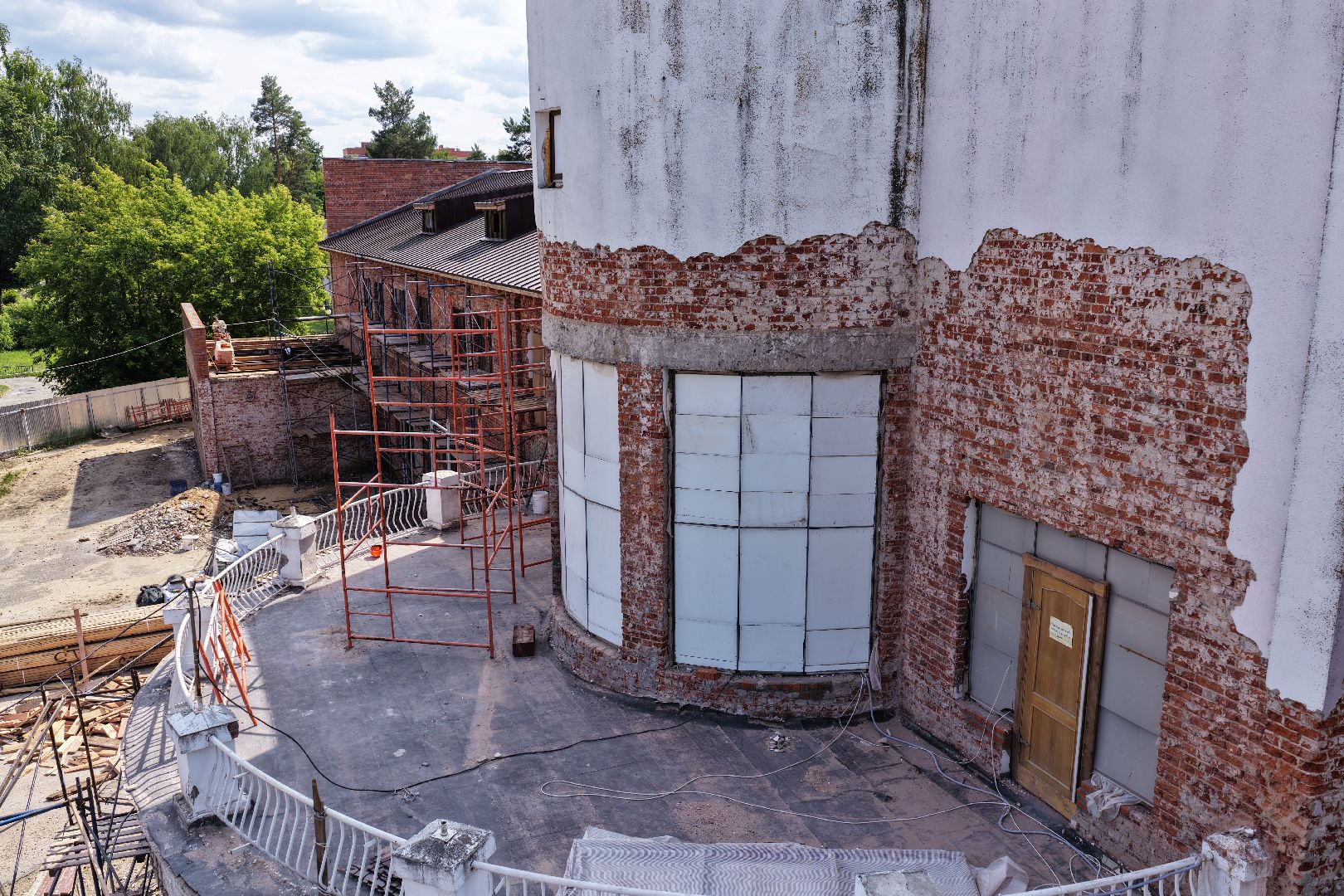 видео с коптера, дом культуры им Нариманова, дом культуры в шатуре,