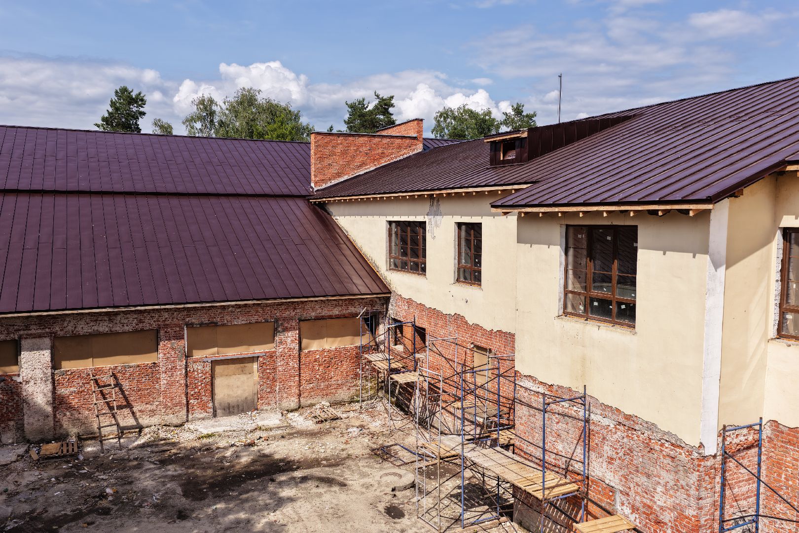 видео с коптера, дом культуры им Нариманова, дом культуры в шатуре,