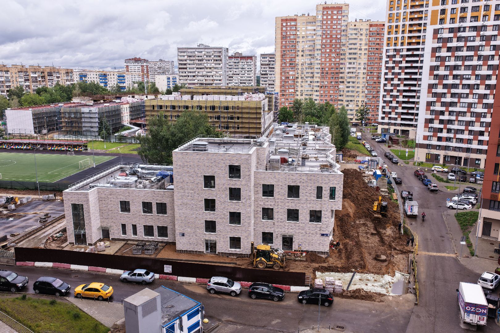 видео с коптера, детский сад в одинцове, детский сад в жк инновация,