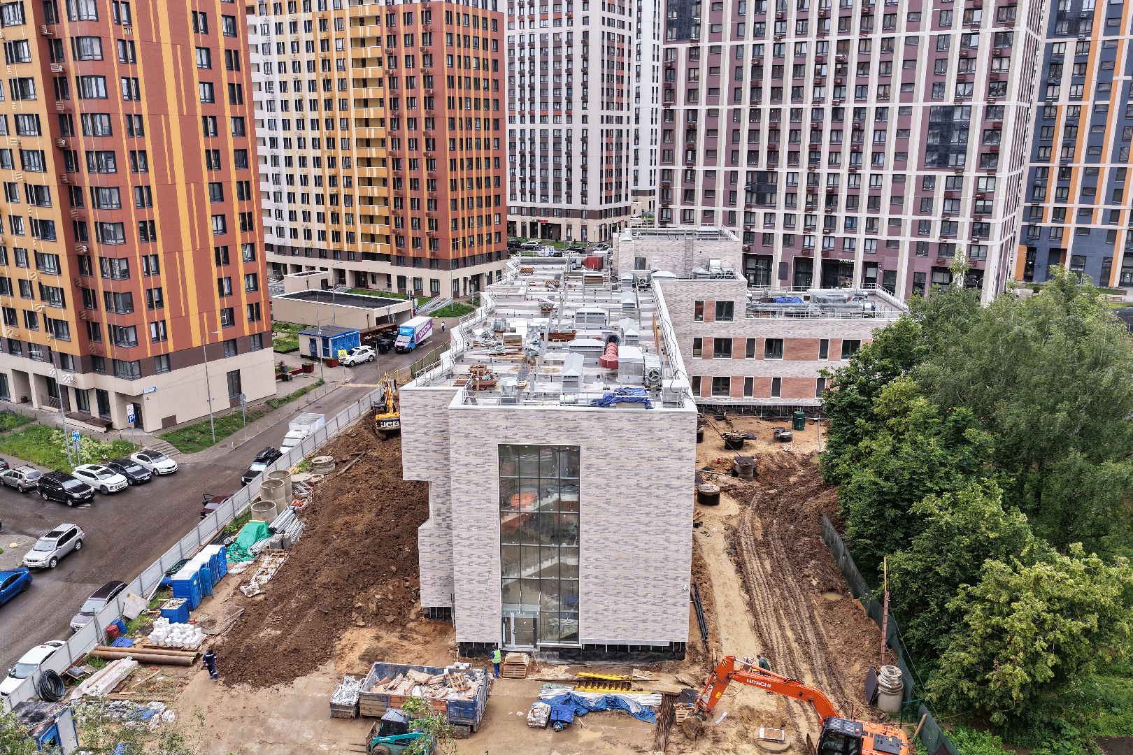 видео с коптера, детский сад в одинцове, детский сад в жк инновация,