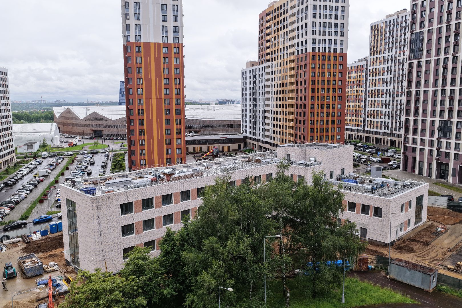 видео с коптера, детский сад в одинцове, детский сад в жк инновация,