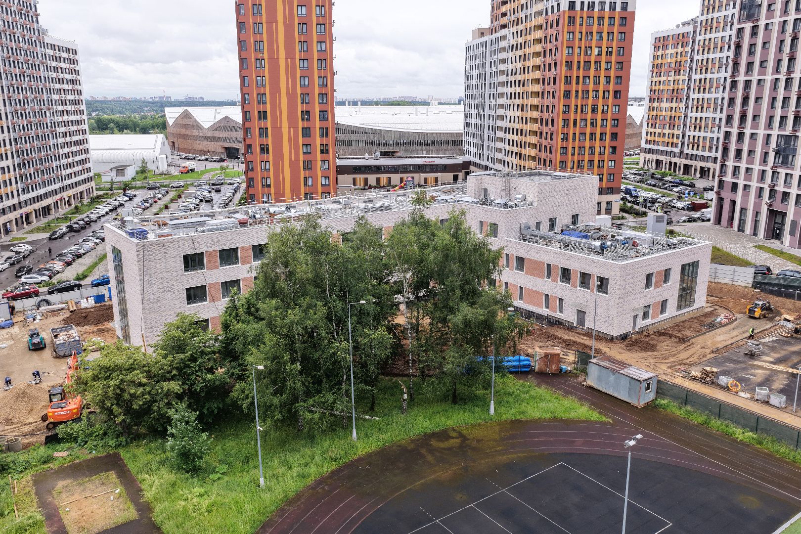 видео с коптера, детский сад в одинцове, детский сад в жк инновация,