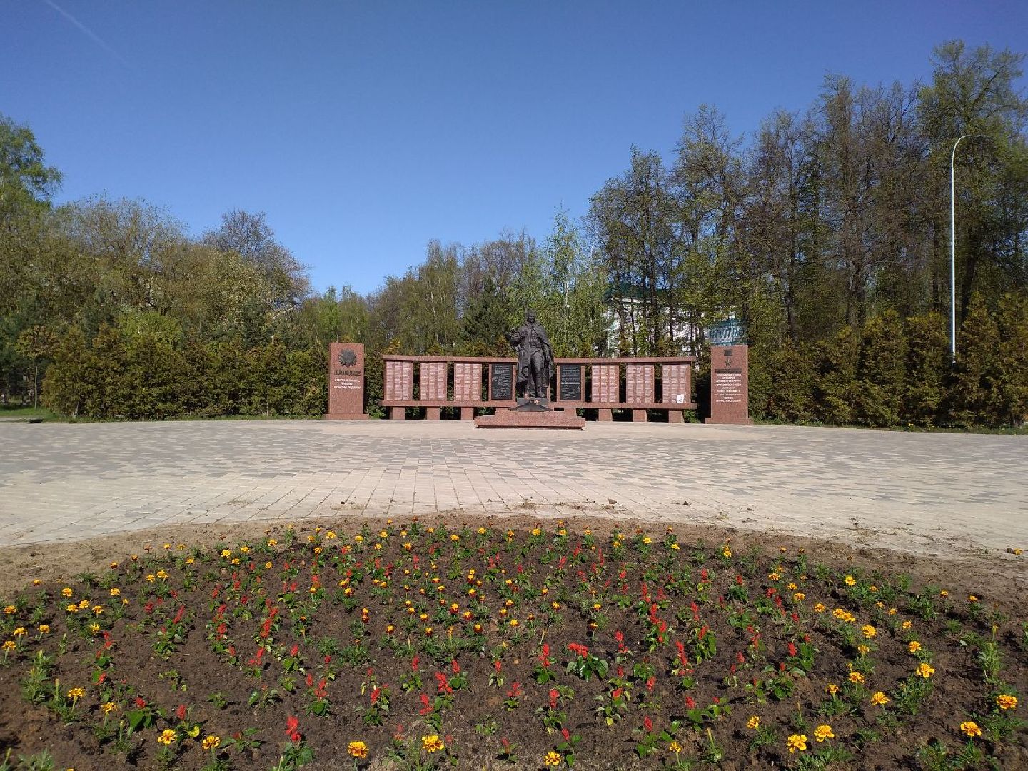 благоустройство, цветы, клумбы, Лосино-Петровский