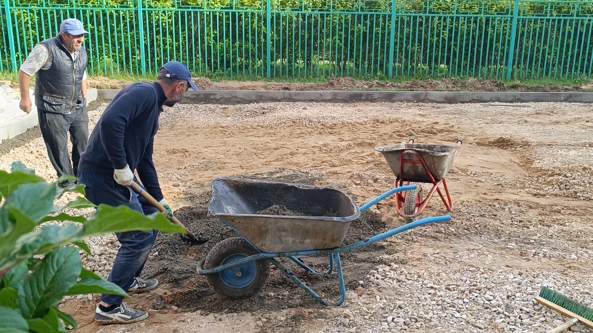 детска игровая площадка, лобня, двор,