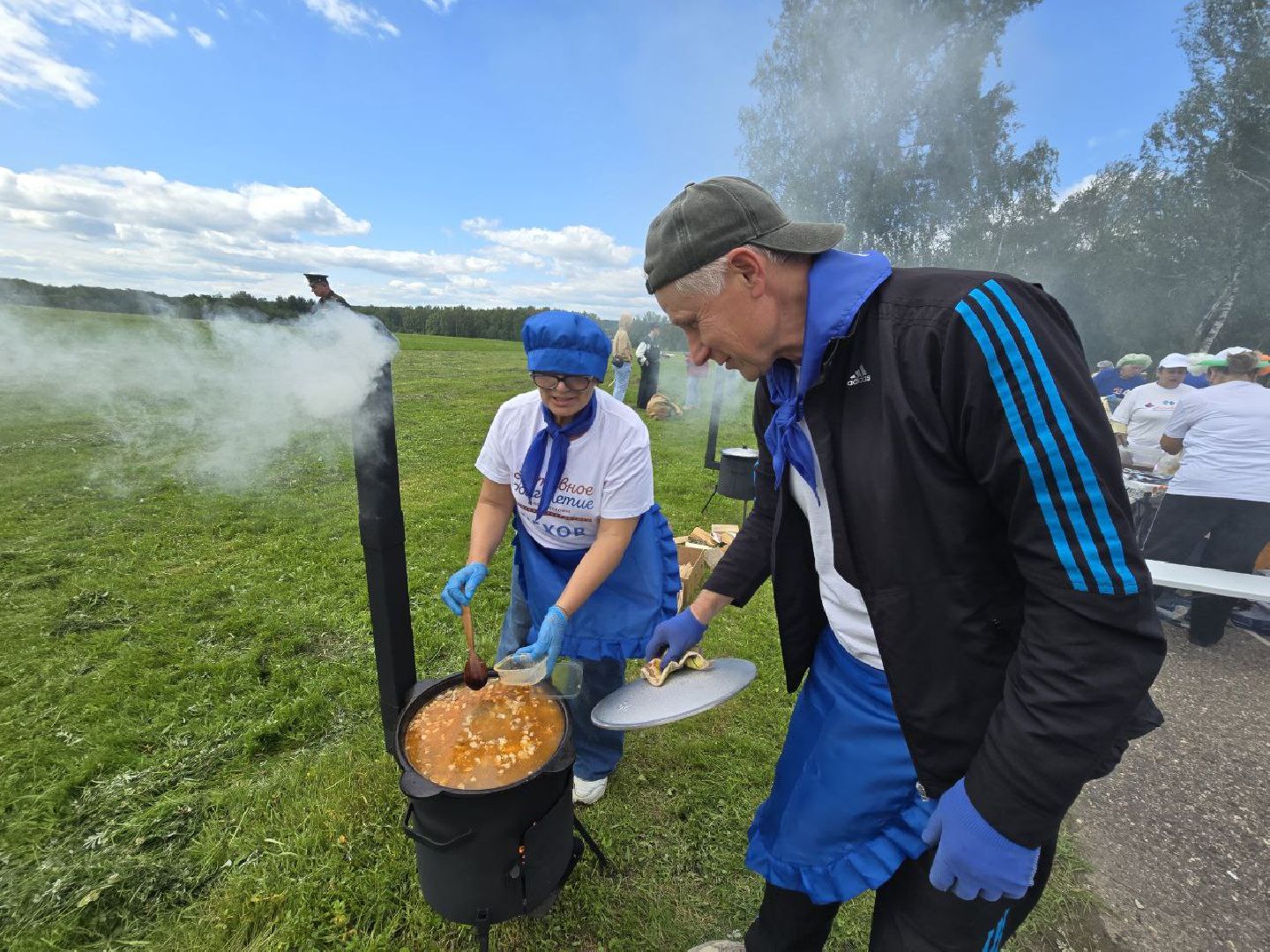 можайск, можайский муниципальный округ, подмосковье, фестиваль, Щи из топора на полях Бородина, активное долголетие , бородино, музей-заповедник бородинское поле, губернаторская программа,