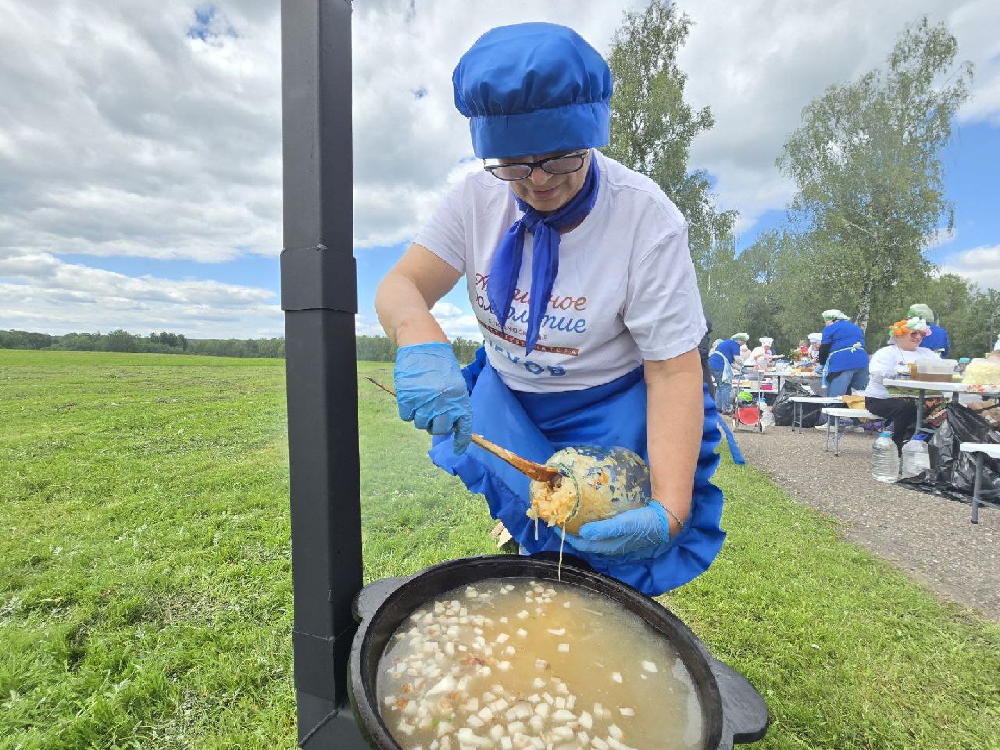 можайск, можайский муниципальный округ, подмосковье, фестиваль, Щи из топора на полях Бородина, активное долголетие , бородино, музей-заповедник бородинское поле, губернаторская программа,