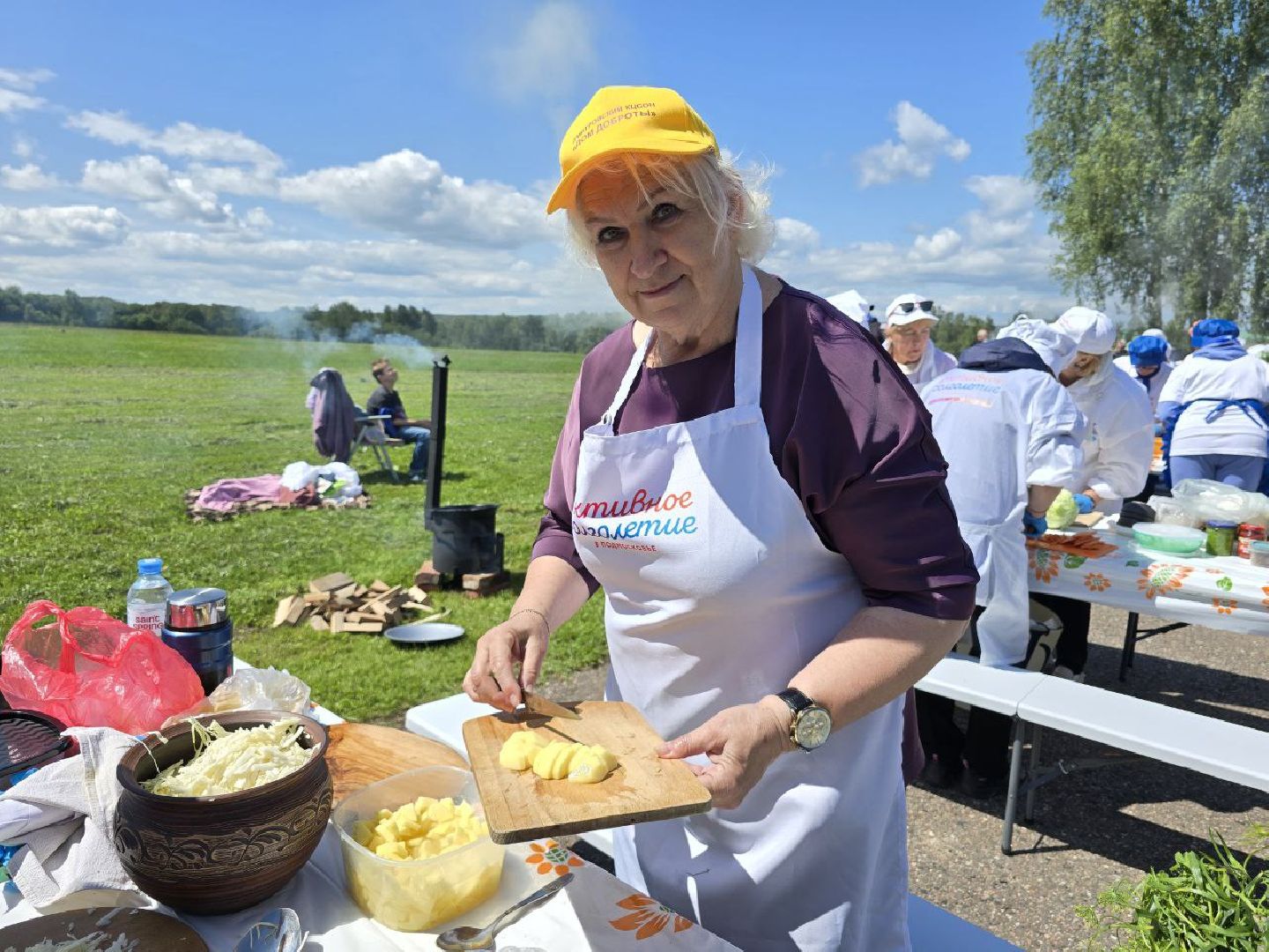 можайск, можайский муниципальный округ, подмосковье, фестиваль, Щи из топора на полях Бородина, активное долголетие , бородино, музей-заповедник бородинское поле, губернаторская программа,