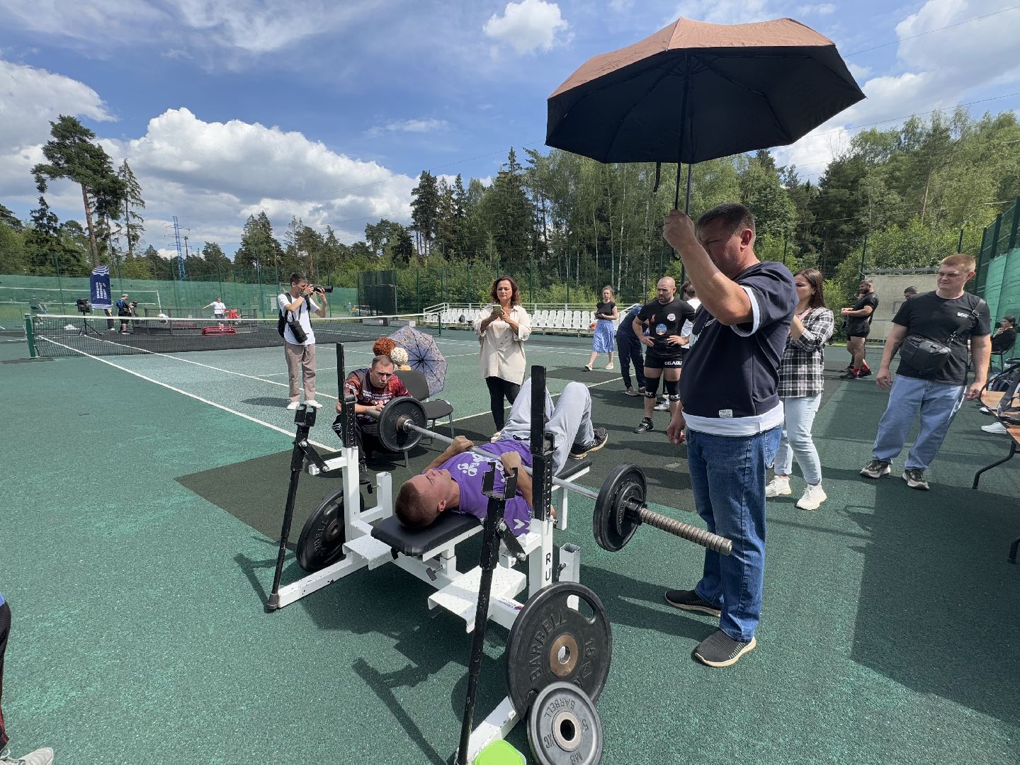 федерация силовых видов спорта Балашиха, турнир по русскому жиму, подъем богатырского бревна, балашиха, день молодежи,