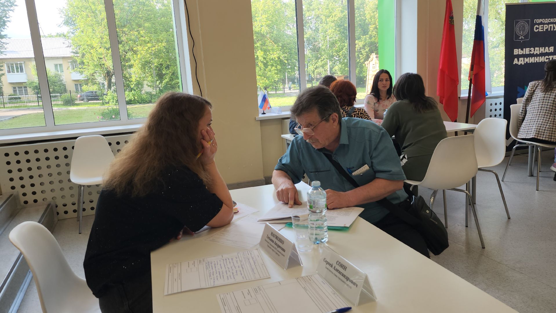 серпухов, выездная администрация, сквер имени володарского, благоустройство, школа 13,