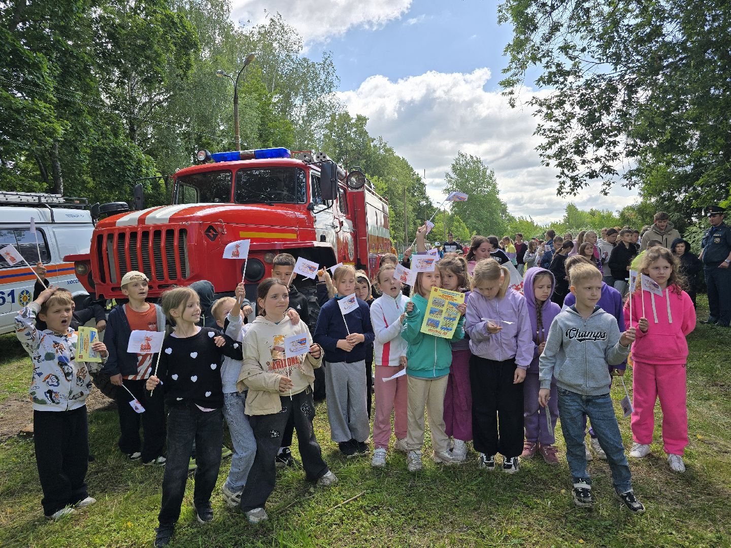 Коломна, мчс, День пожарной безопасности , детский лагерь,