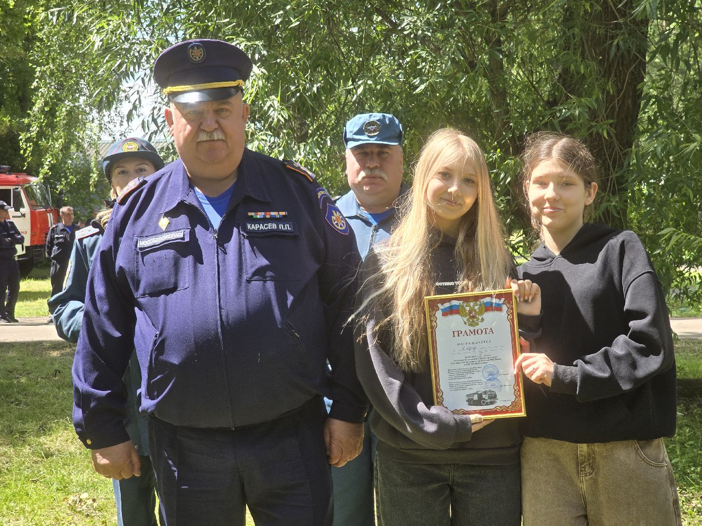 Коломна, мчс, День пожарной безопасности , детский лагерь,
