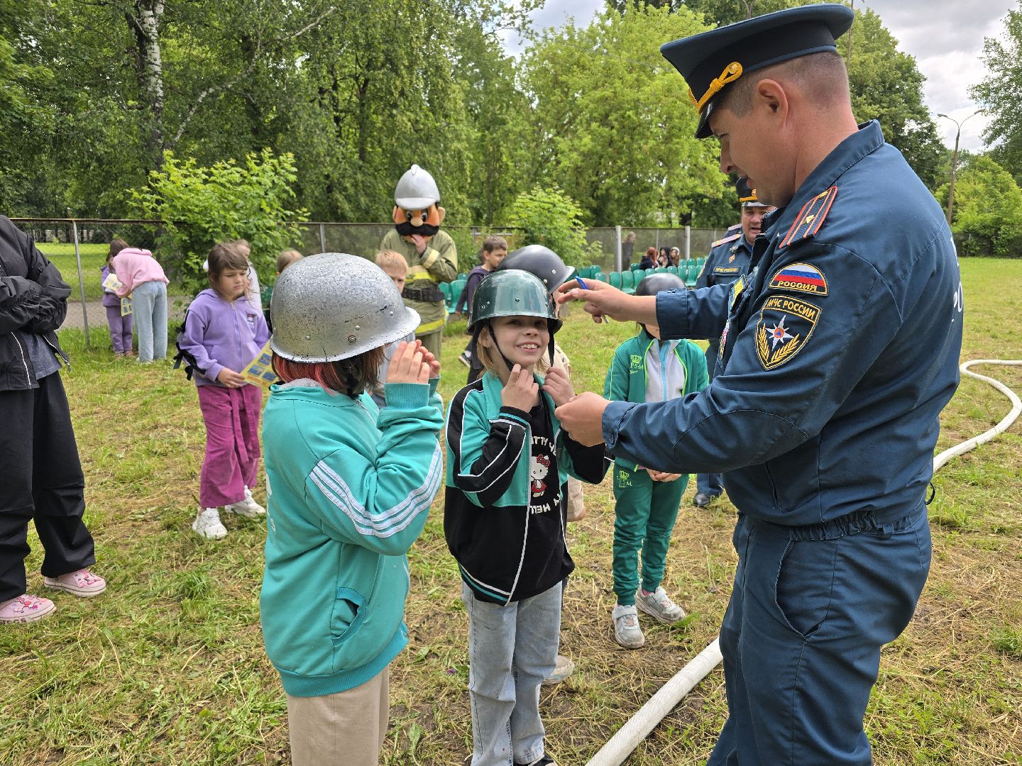 Коломна, мчс, День пожарной безопасности , детский лагерь,