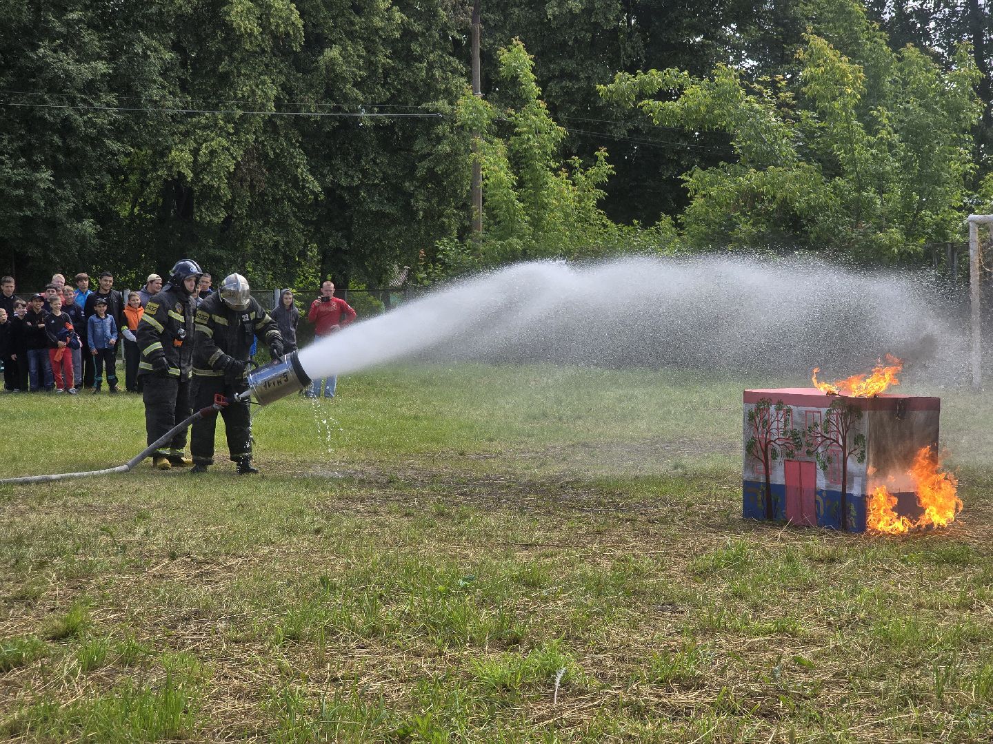 Коломна, мчс, День пожарной безопасности , детский лагерь,