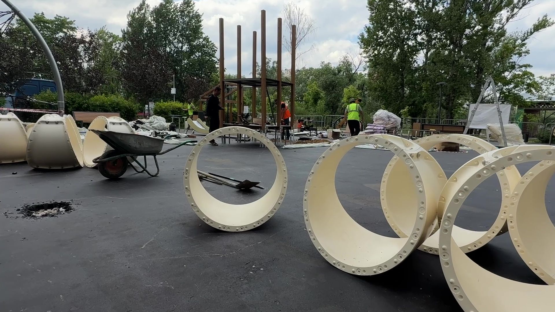 реутов, благоустройство, парк, детская площадка, детская площадка по губернаторской программе,