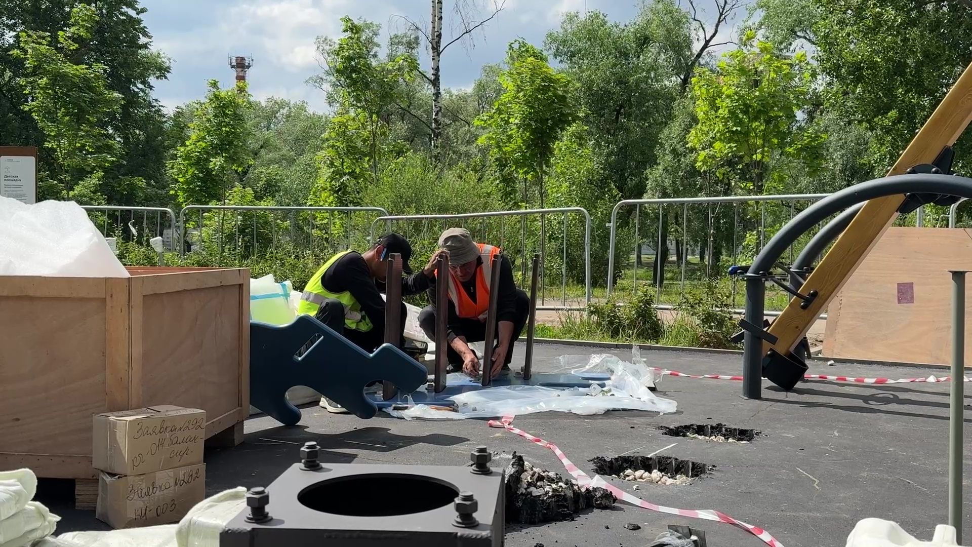 реутов, благоустройство, парк, детская площадка, детская площадка по губернаторской программе,