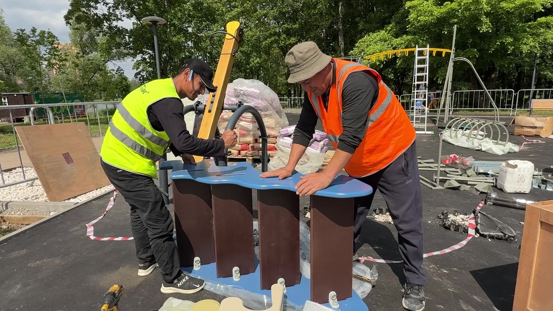 реутов, благоустройство, парк, детская площадка, детская площадка по губернаторской программе,