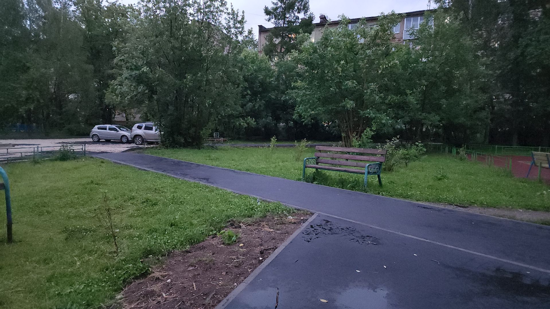 укладка асфальта, благоустройство дворов, Лобня ,