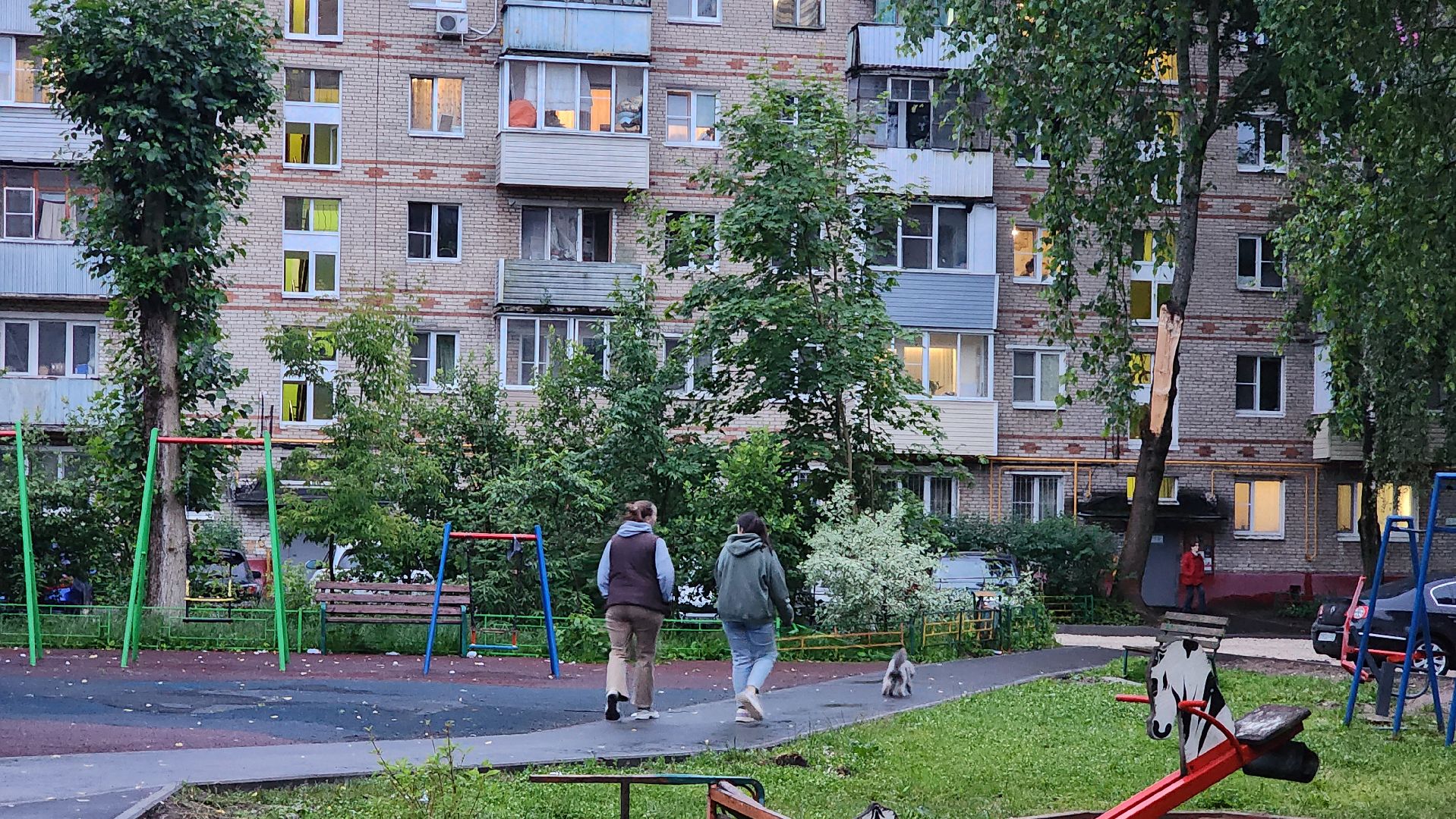 укладка асфальта, благоустройство дворов, Лобня ,