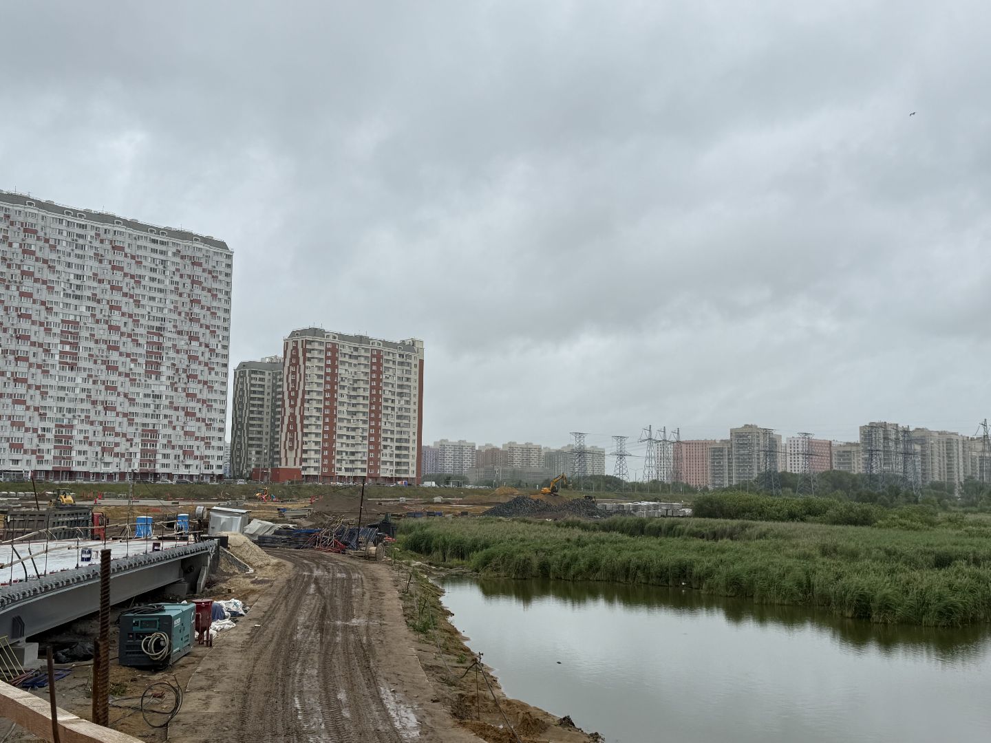 люберцы, строительство, парк Дружба, мост,