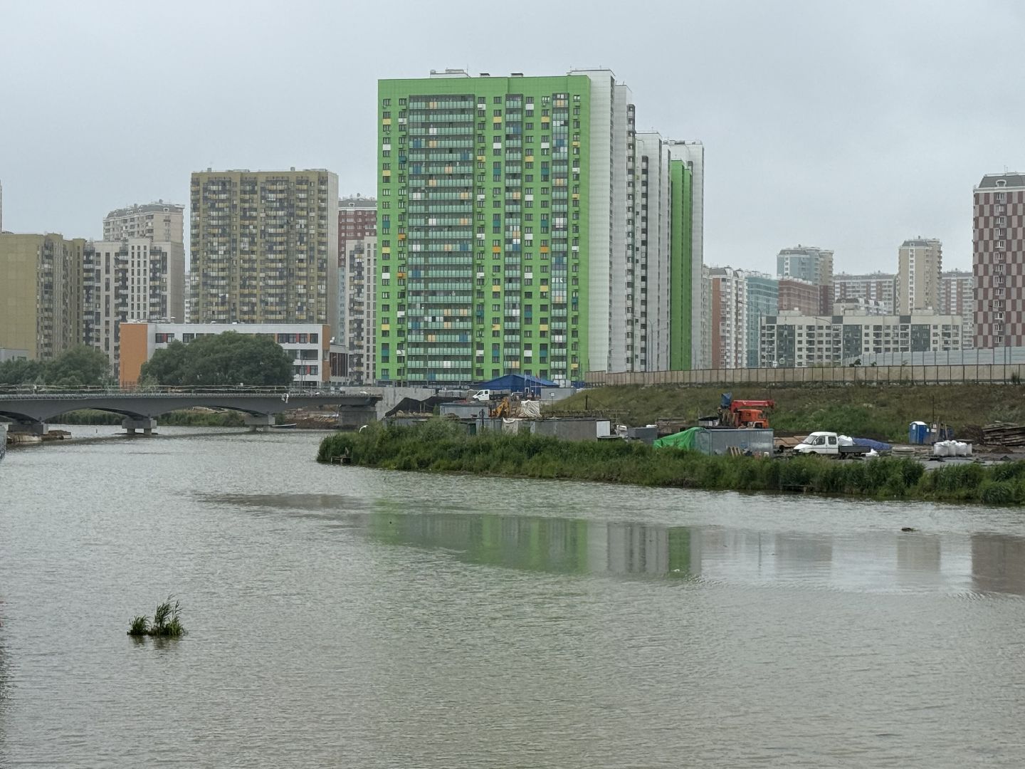 люберцы, строительство, парк Дружба, мост,