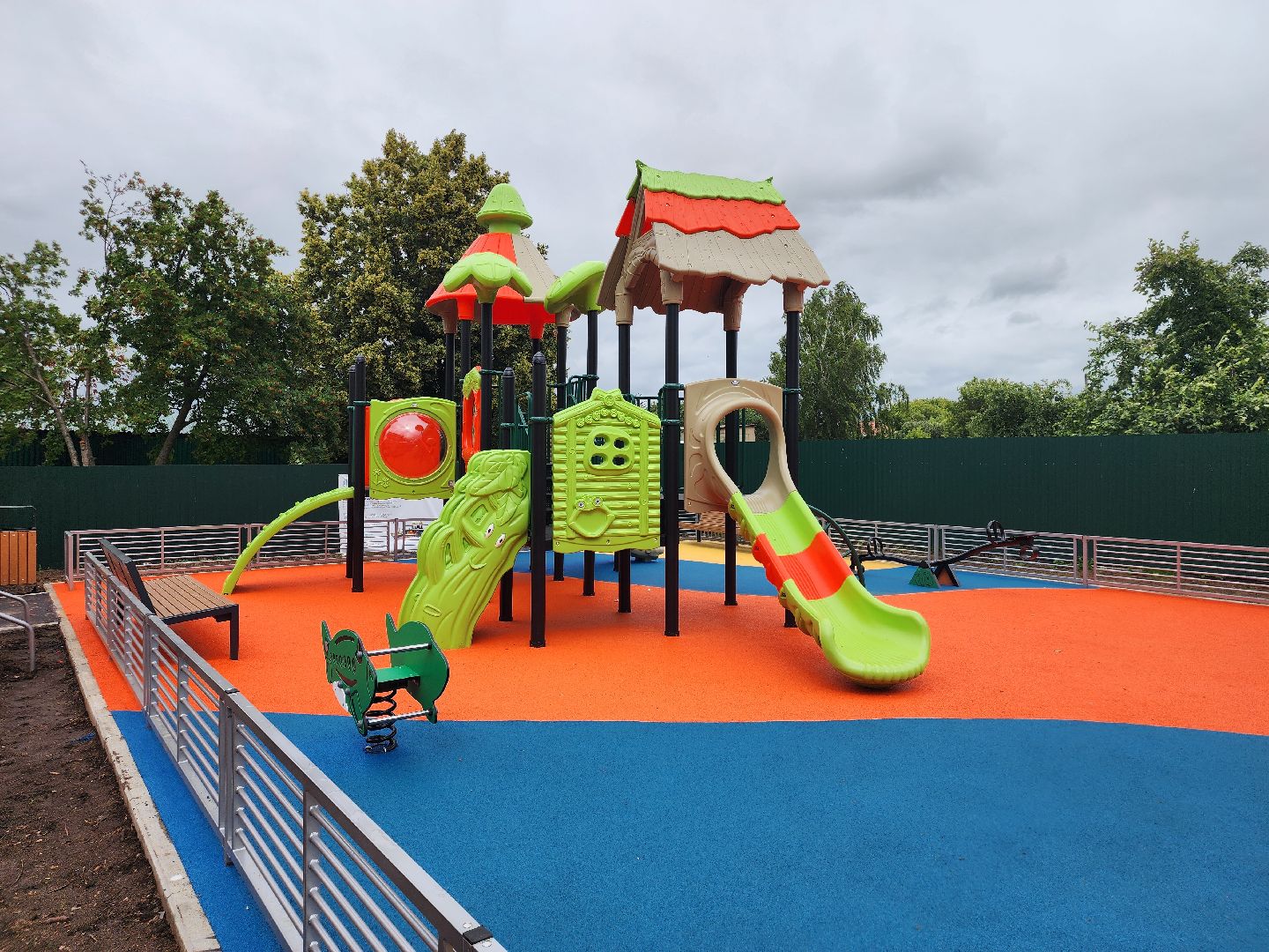 серебряные пруды, поселок успенский, благоустройство, детская  площадка,