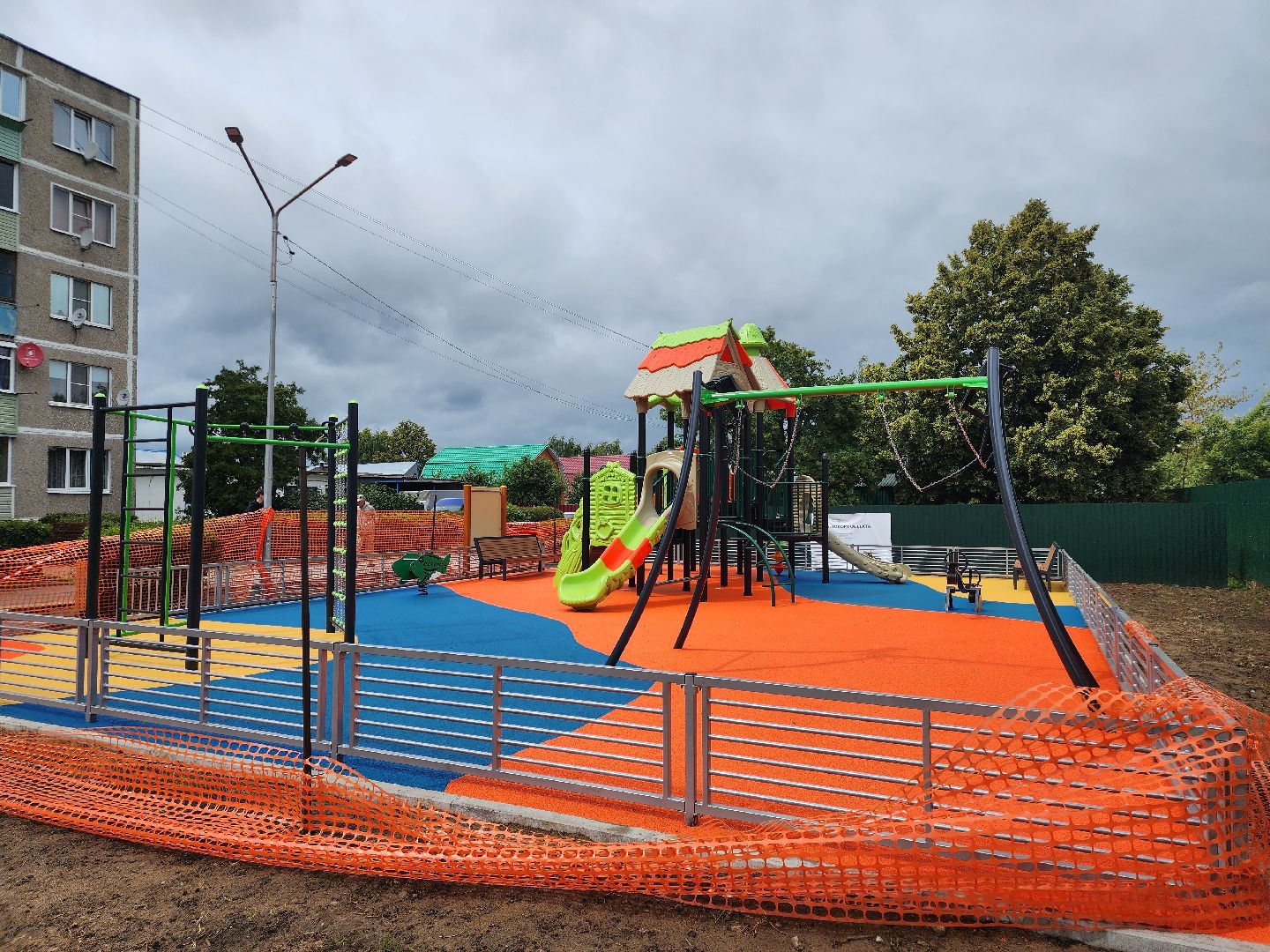 серебряные пруды, поселок успенский, благоустройство, детская  площадка,