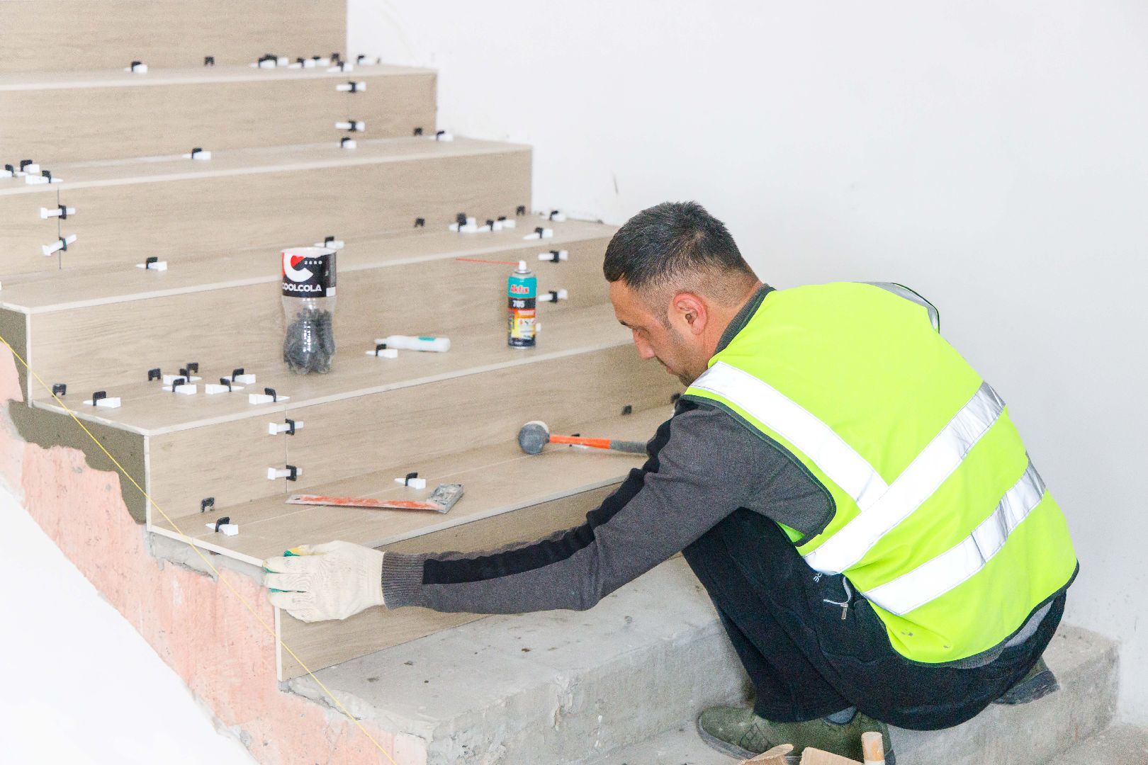 люберцы, новая поликлиника, поселок Октябрьский , строители,