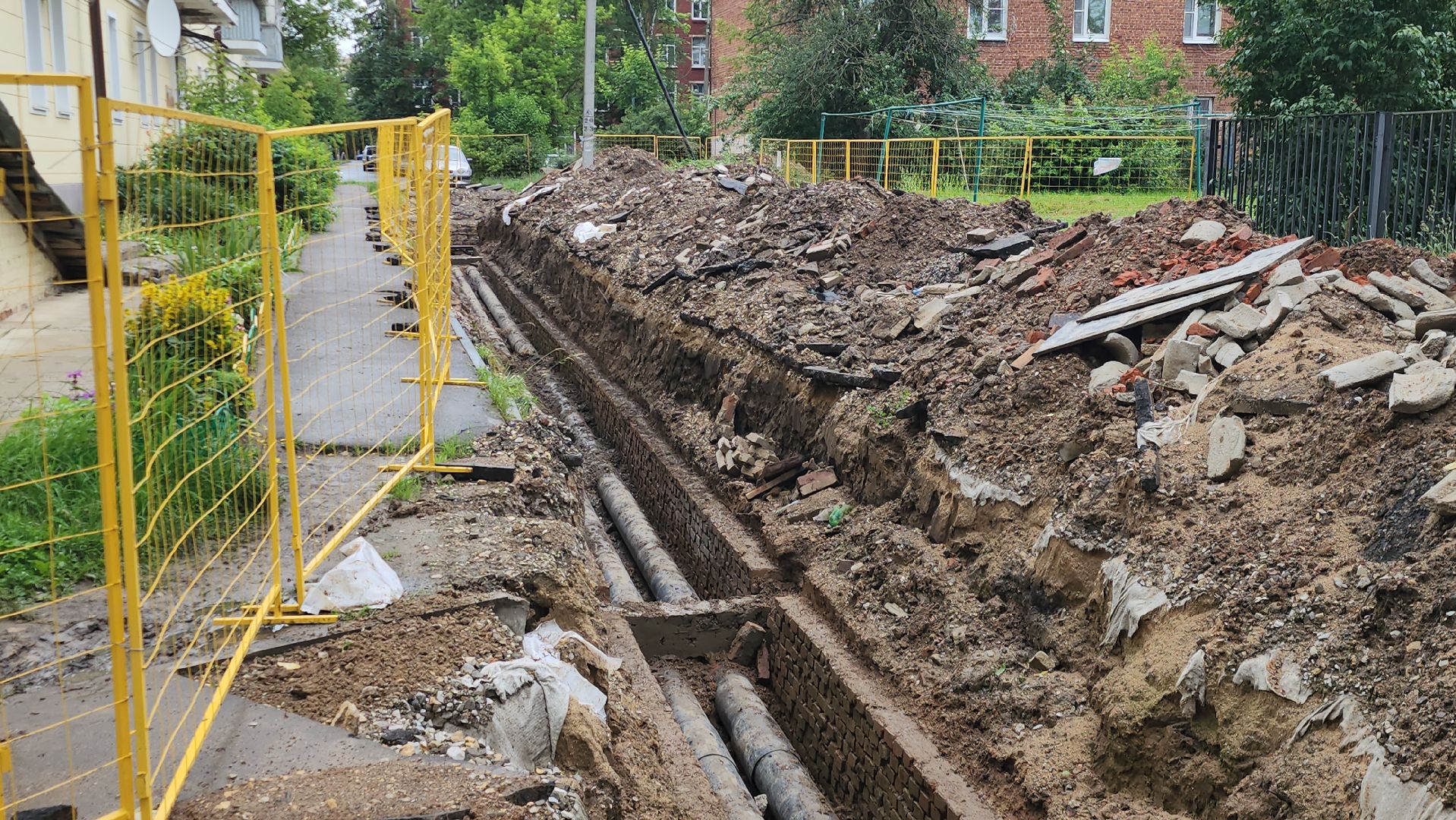 Истра , Ремонт, теплосети,