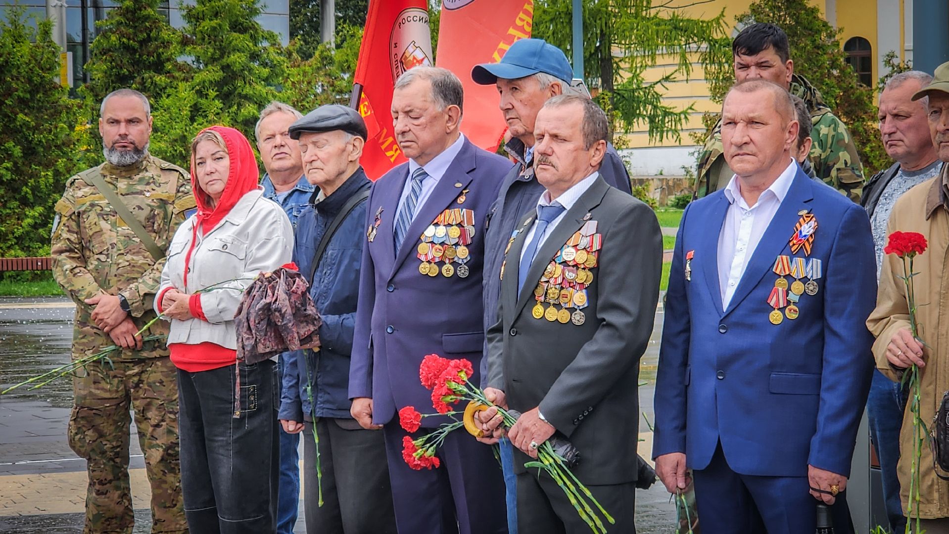 бронницы, памятный митинг, день ветеранов боевых действий , ветераны бронниц,