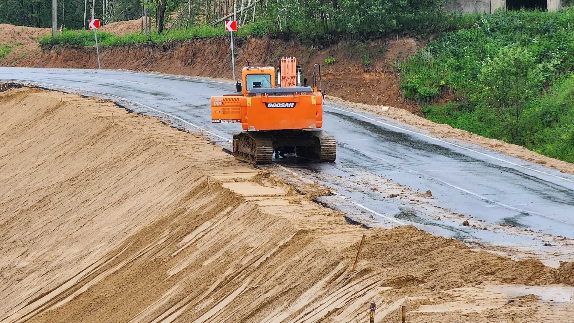 Руза, Тучково, строительство объездной дороги, дороги подмосковья,