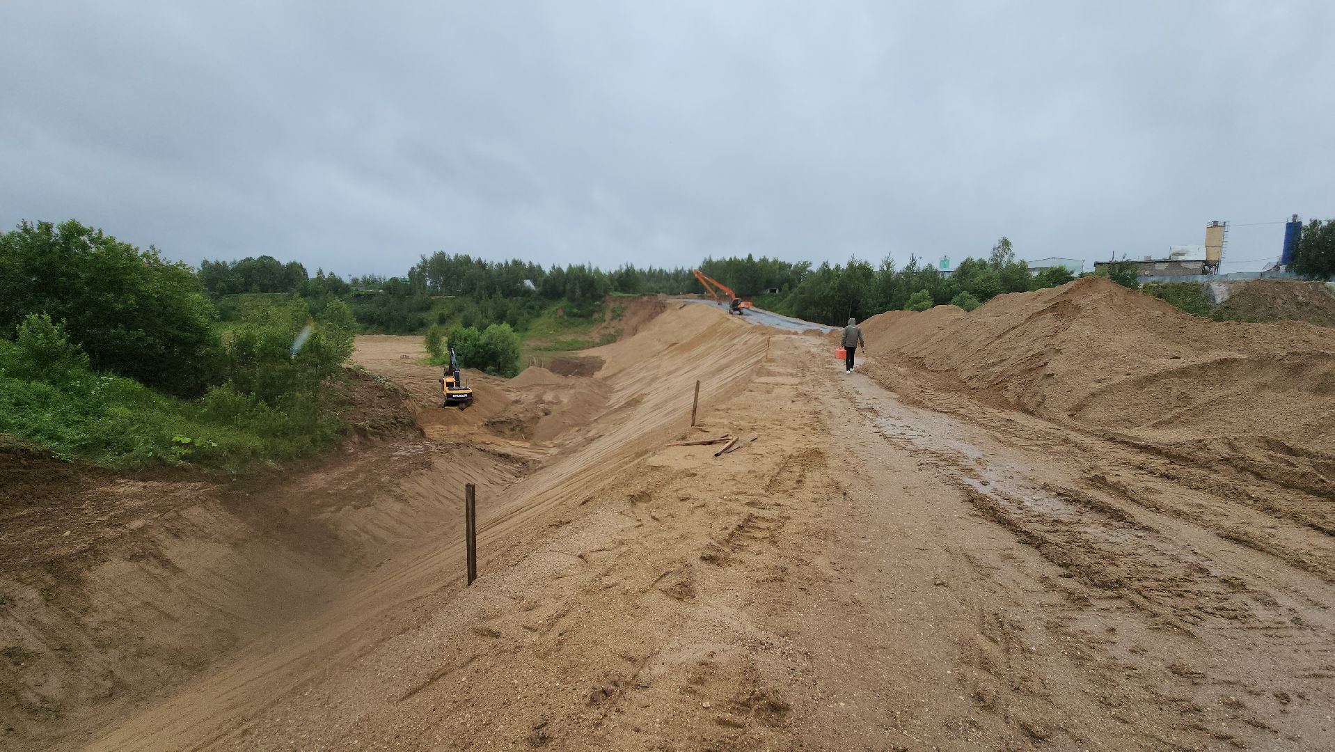 Руза, Тучково, строительство объездной дороги, дороги подмосковья,