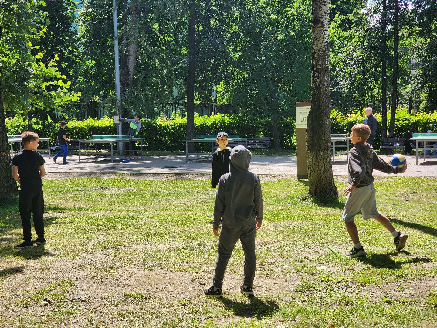 королёв, центральный городской парк ,  спорт для детей, благоустройство ,