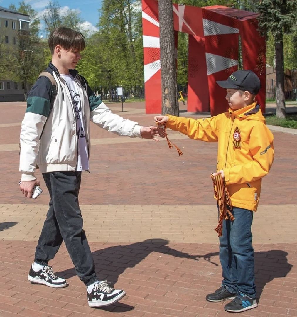 Балашиха, Подмосковье, акции, Георгиевская лента, День Победы, Волонтёры Подмосковья