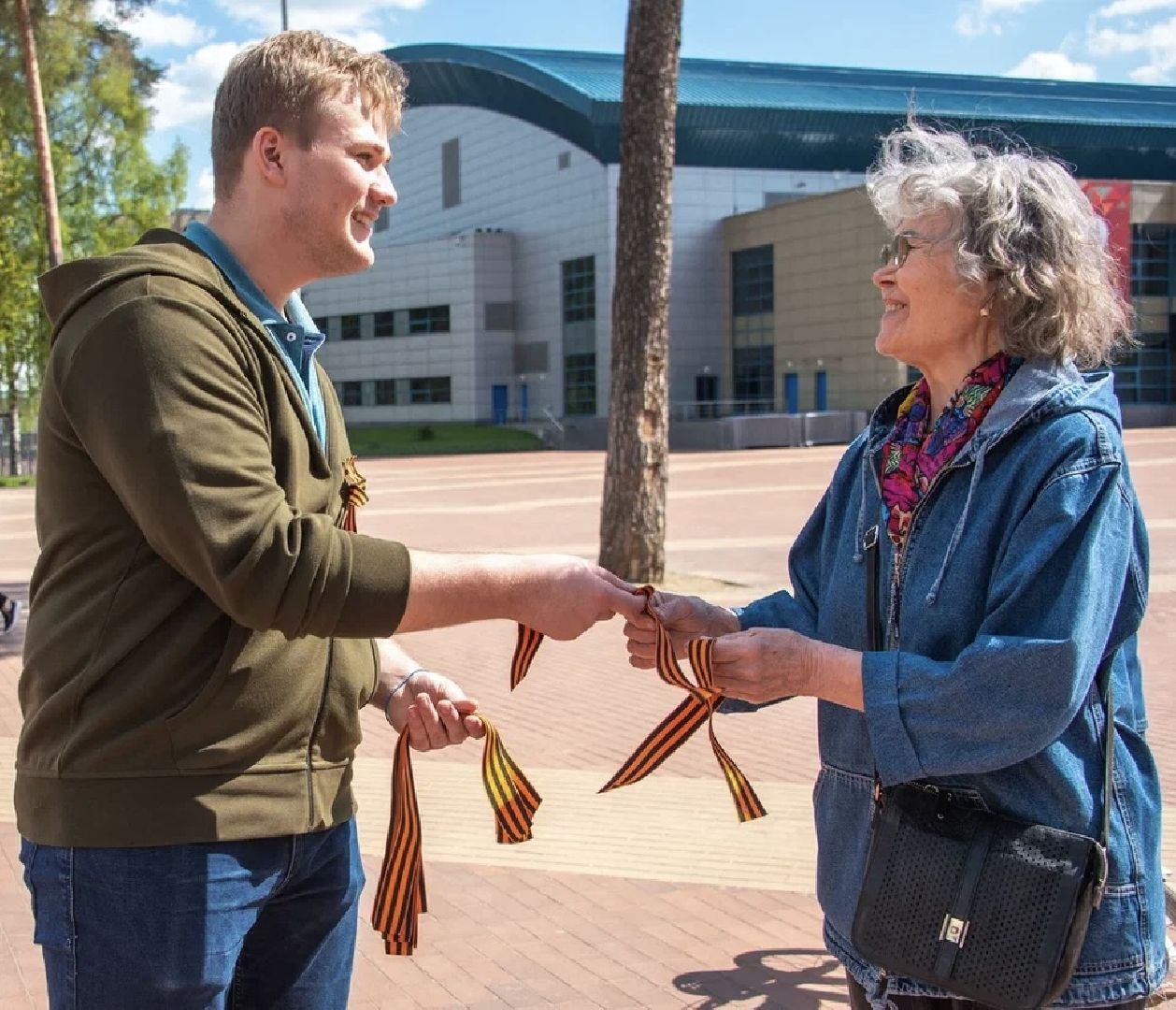 Балашиха, Подмосковье, акции, Георгиевская лента, День Победы, Волонтёры Подмосковья