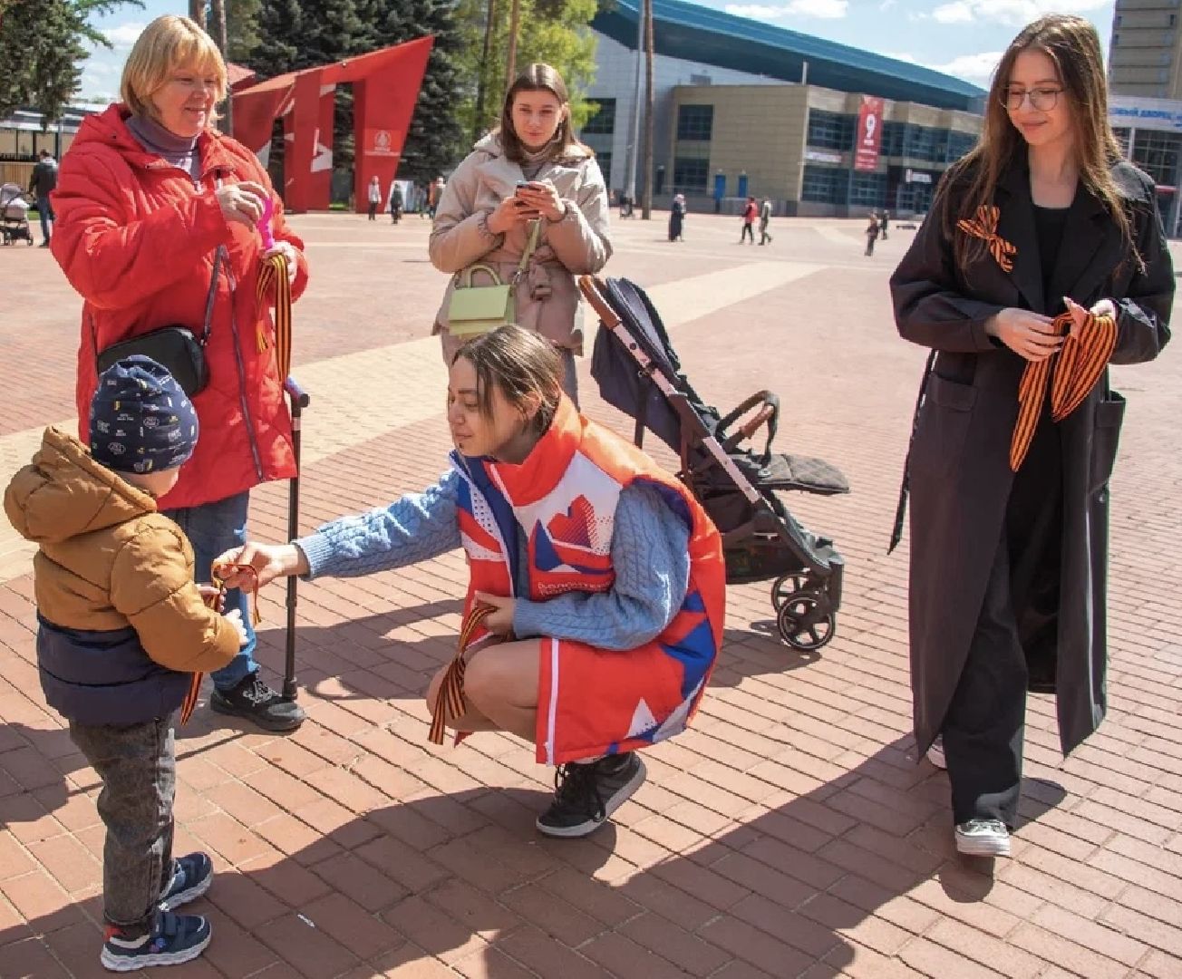 Балашиха, Подмосковье, акции, Георгиевская лента, День Победы, Волонтёры Подмосковья