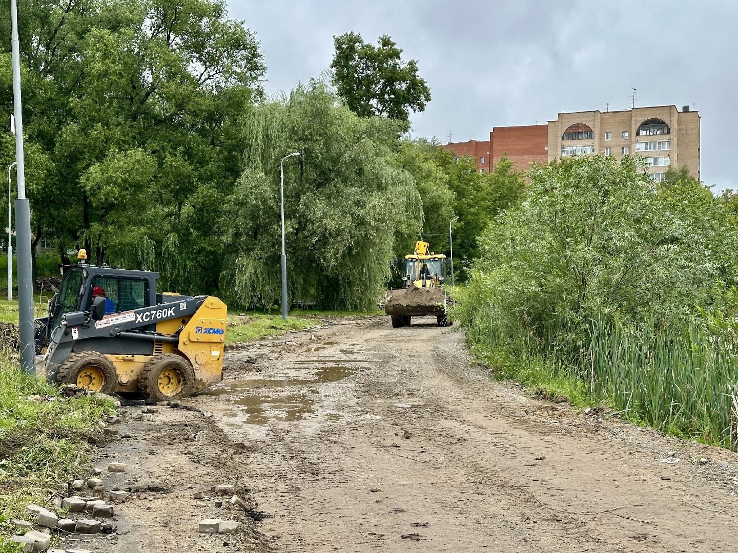 пушкино, благоустройство, озеро Травинское,