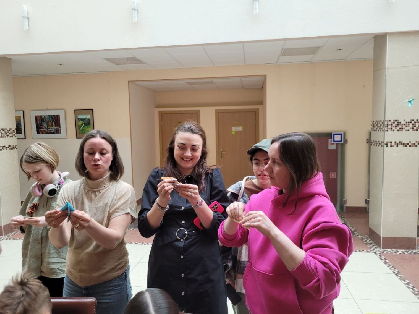 дети, день победы, дши, видное, оригами