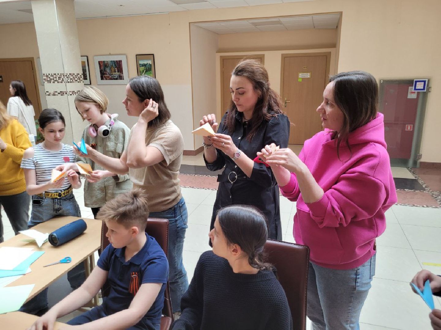 дети, день победы, дши, видное, оригами