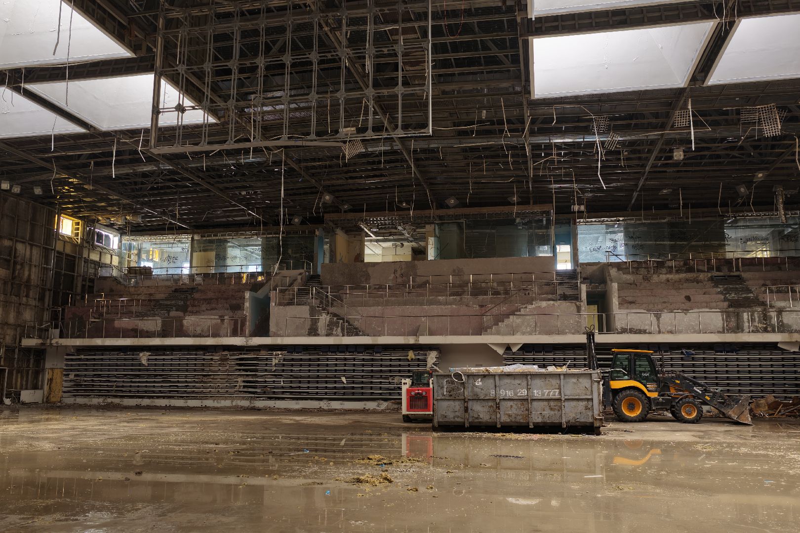 видео с коптера, академия дзюдо в Звенигороде,