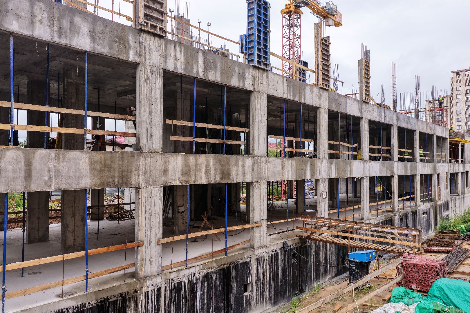видео с коптера, поликлиника в одинцове, поликлиника в ЖК Гусарская баллада,