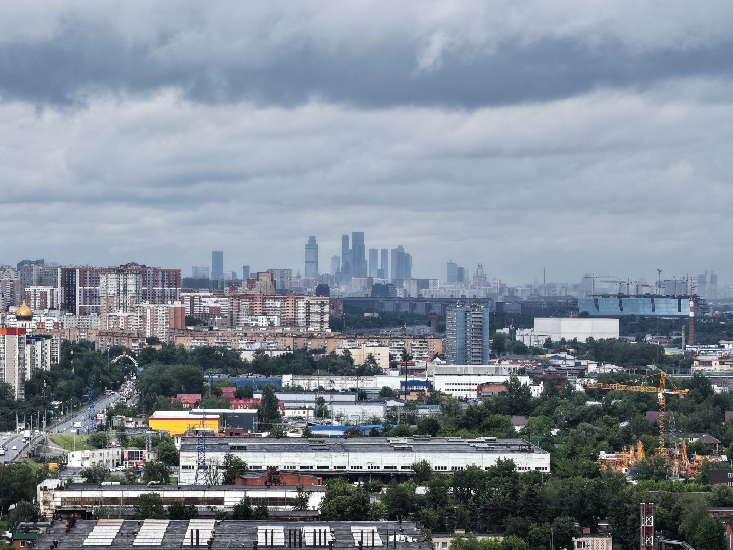 видео с коптера, поликлиника в одинцове, поликлиника в ЖК Гусарская баллада,