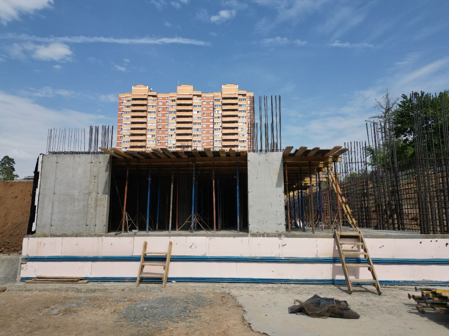 видео с коптера, дом в поварово, переселение из аварийного жилья,  дом для переселенцев солнечногорск,