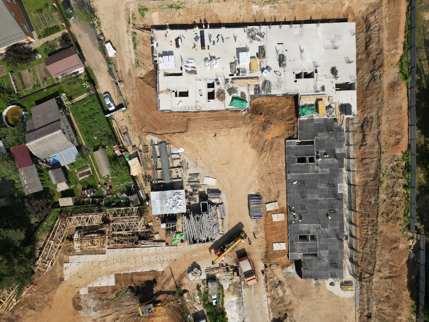 видео с коптера, дом в поварово, переселение из аварийного жилья,  дом для переселенцев солнечногорск,