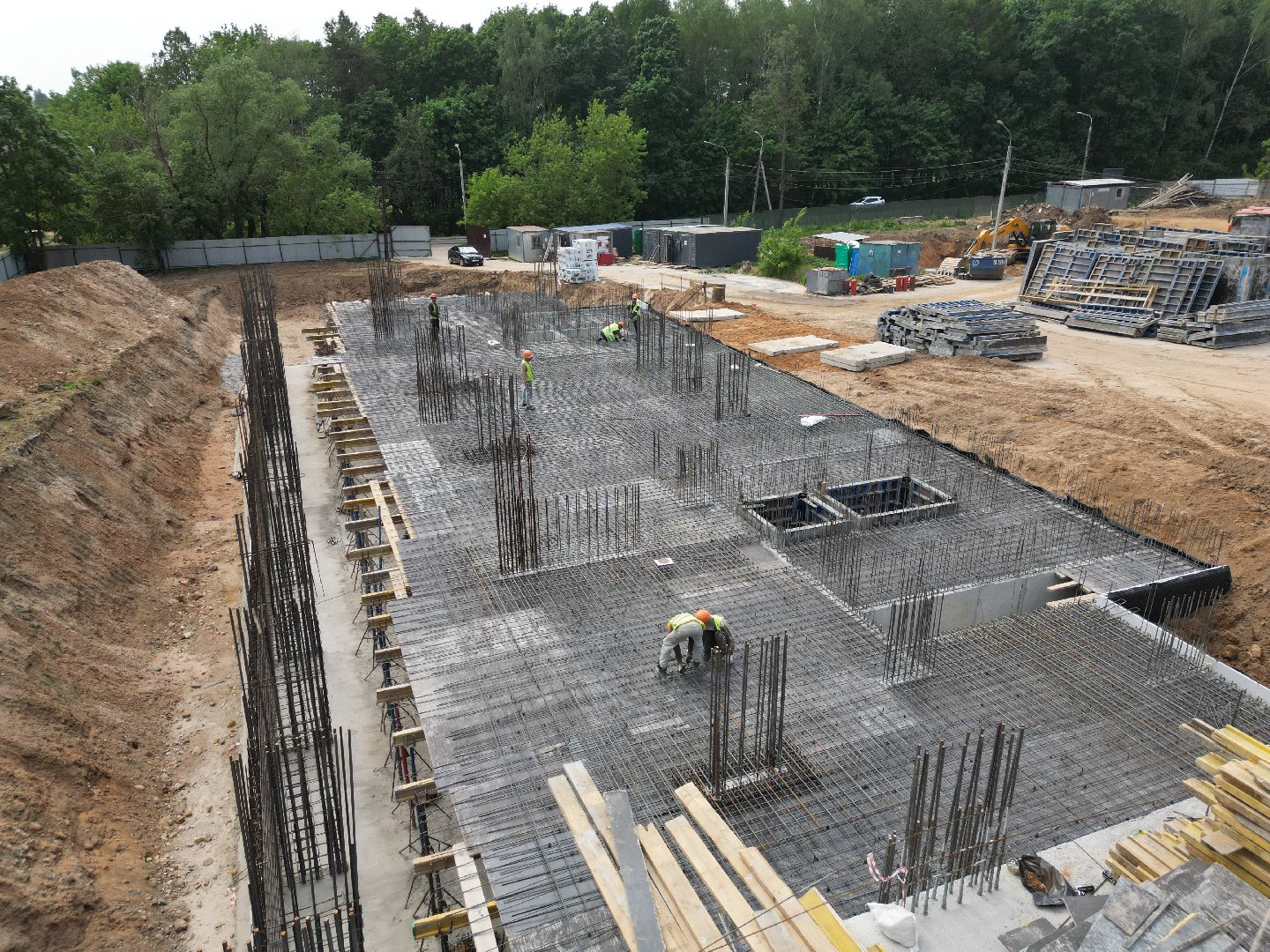 видео с коптера, дом в поварово, переселение из аварийного жилья,  дом для переселенцев солнечногорск,