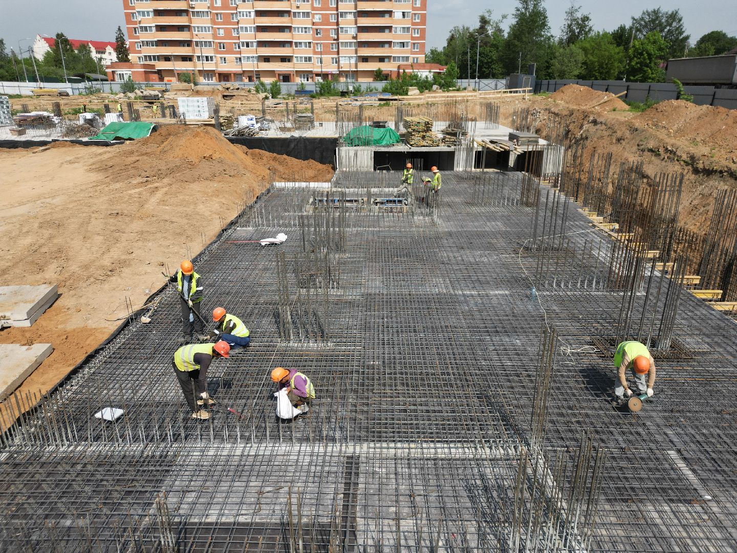 видео с коптера, дом в поварово, переселение из аварийного жилья,  дом для переселенцев солнечногорск,