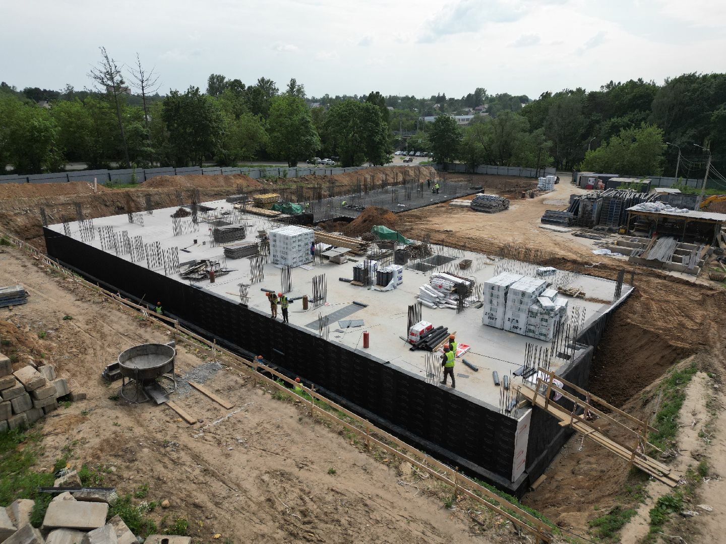 видео с коптера, дом в поварово, переселение из аварийного жилья,  дом для переселенцев солнечногорск,