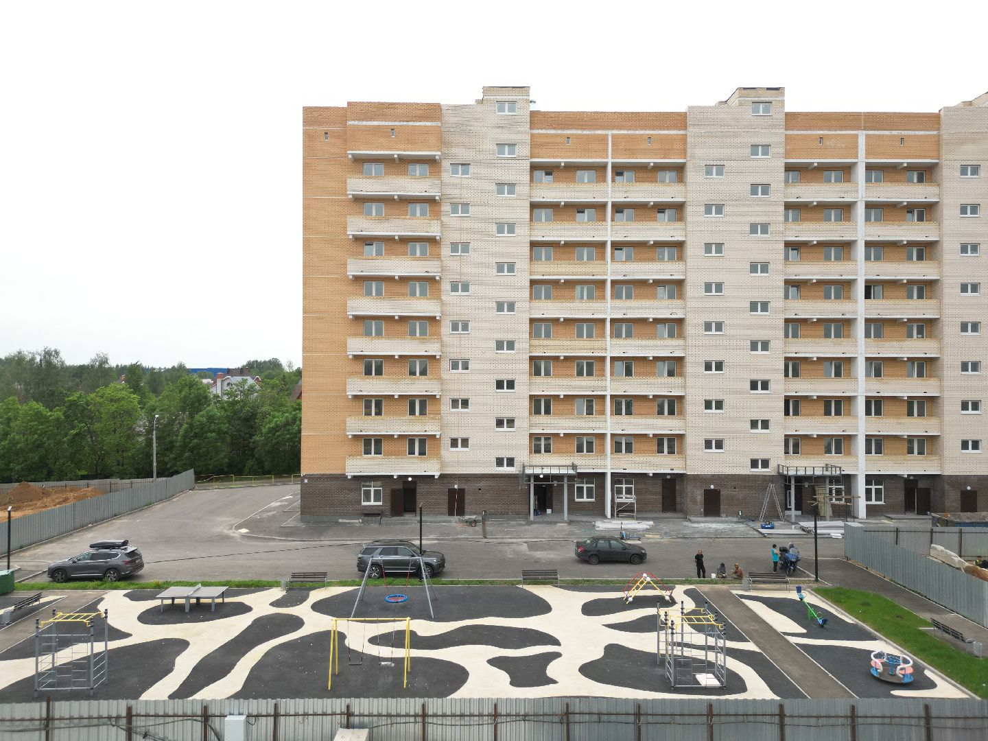 видео с коптера, дом для переселенцев солнечногорск, переселение из аварийного жилья,