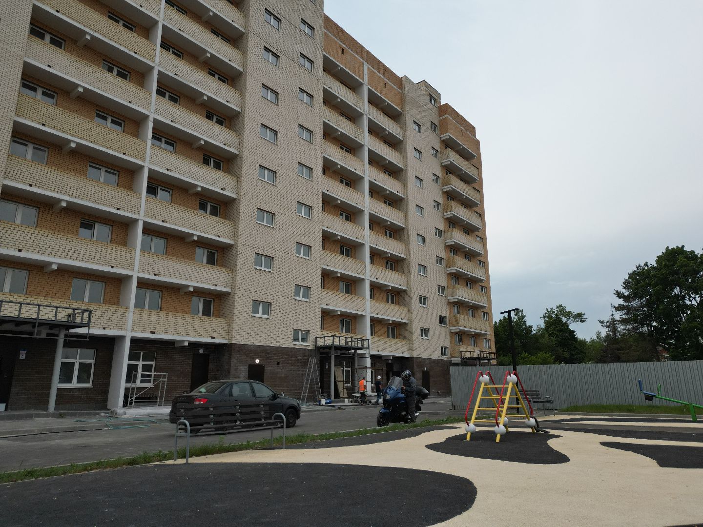 видео с коптера, дом для переселенцев солнечногорск, переселение из аварийного жилья,