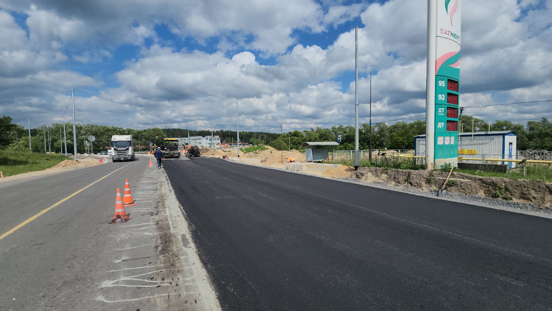 серпухов, дорога калиново-дракино, строительство дорог,